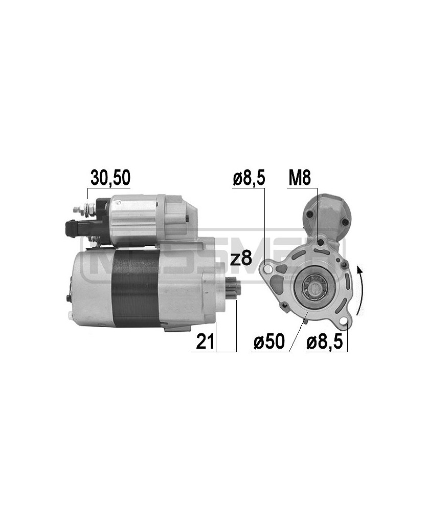 MOTORINO AVVIAMENTO  AROSA  LUPO  0.9 KW