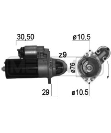 MOTORINO DI AVVIAMENTO 2.0KW LOMBARDINI   PORTER 1.6KW