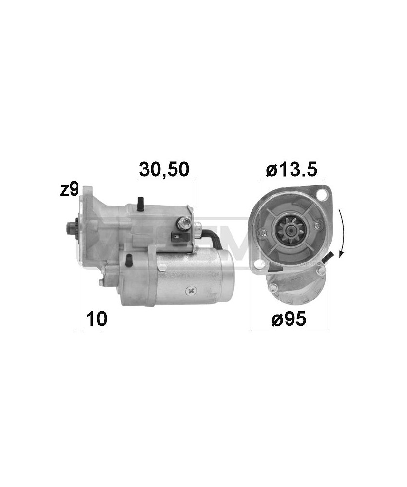 MOTORINO AVVIAMENTO ISUZU TROPER