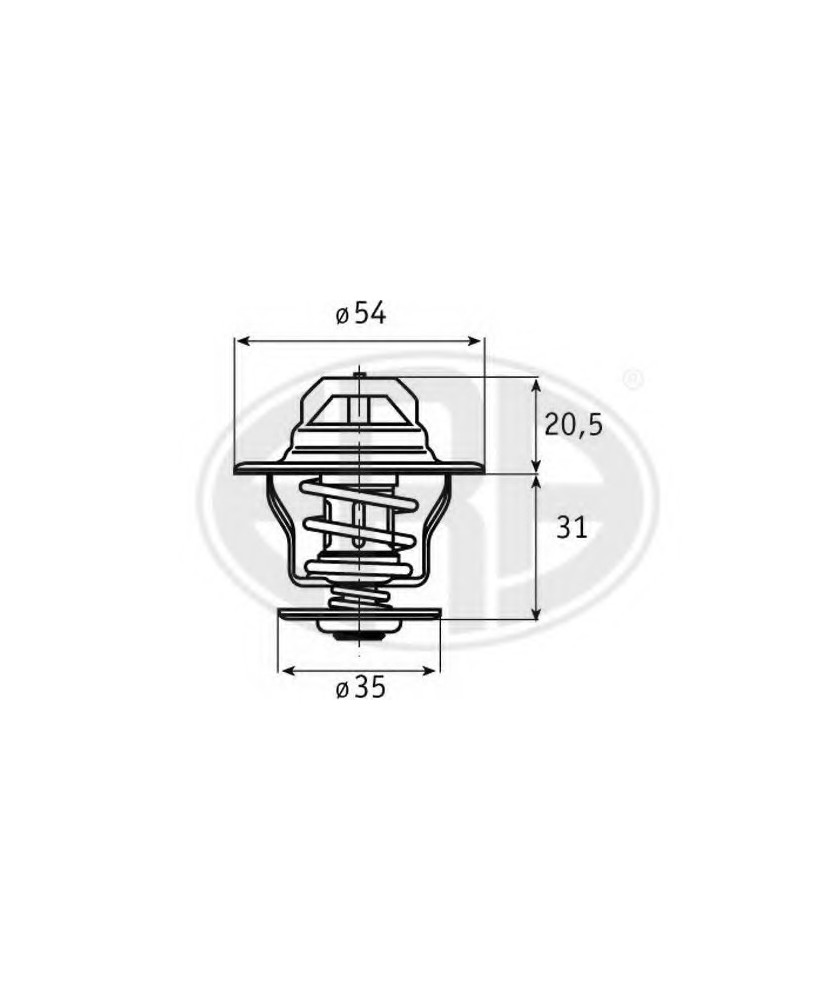 VALVOLA TERMOSTATICA   GOLF 1.9 TDI     A2/A3/A4/A6- GALAXY