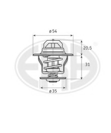 VALVOLA TERMOSTATICA  80             GOLF I