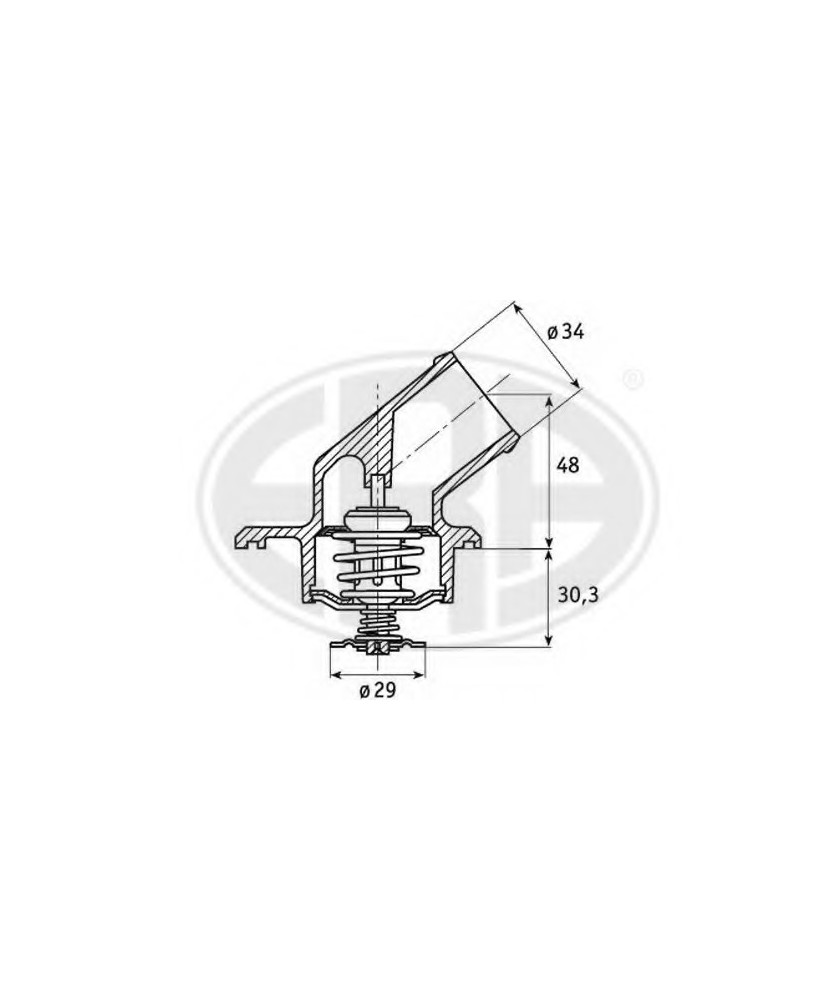 TERMOSTATO  ASTRA G 1.2 H 1.2        CORSA C 1.0 MERIVA 1.4