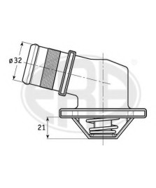 TERMOSTATO  FIORINO QUBO 1.4         BERLINGO C2 C3 SAXO XSARA 1.4 1.6