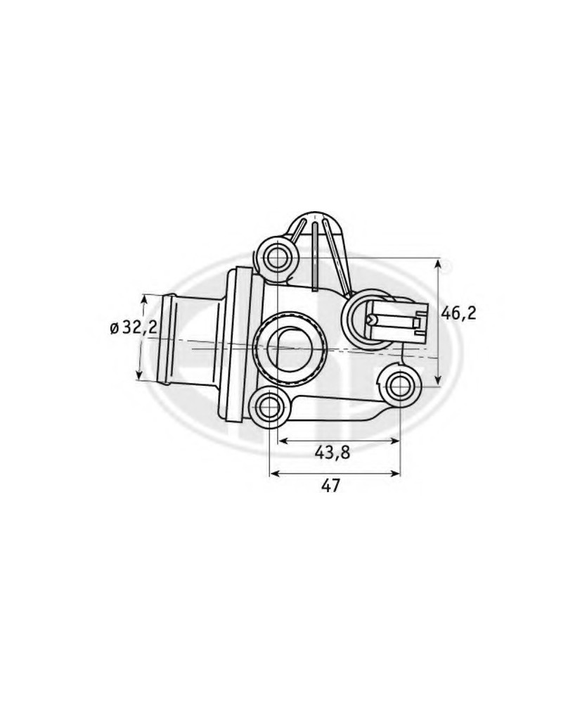 THERMOSTAT M-BENZ A-CLASS W168 A140