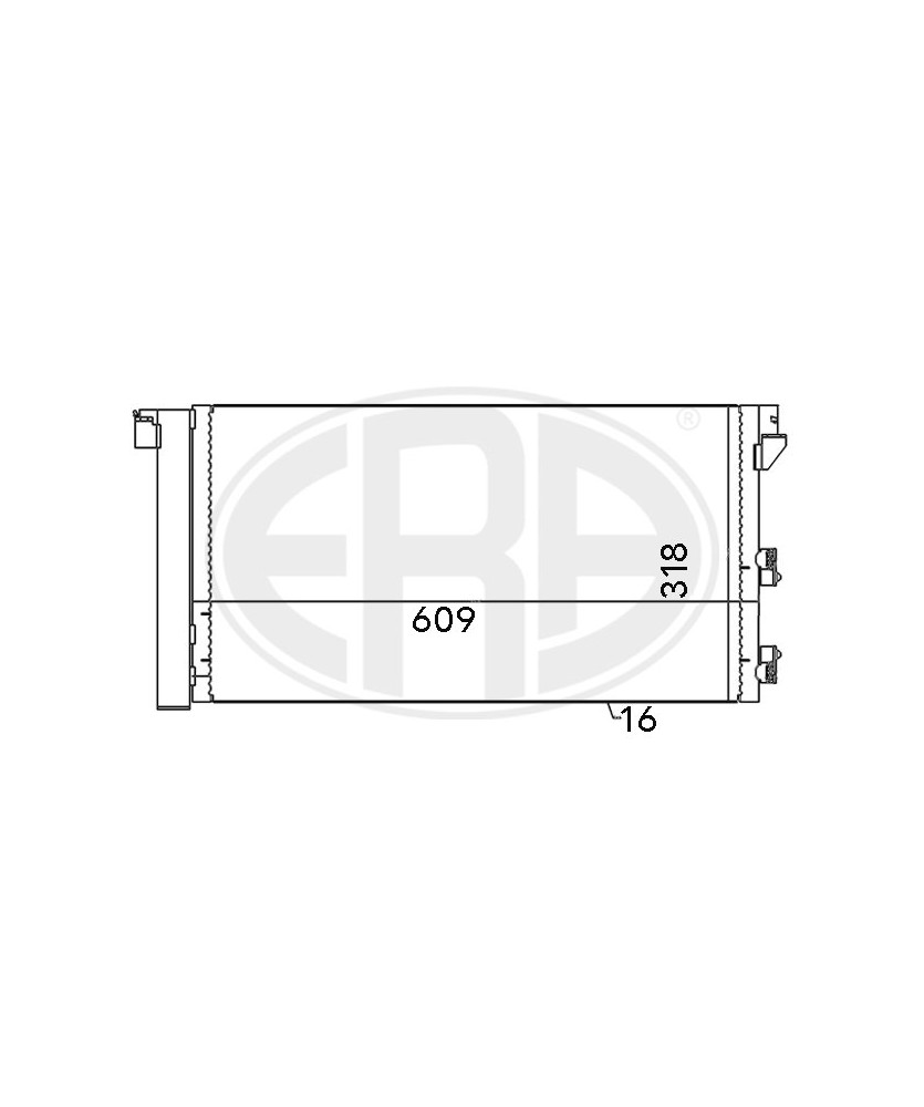 CONDENSATORE  Nuova Panda 1.1 8V-1.21.1 8V-1.2 8V-1.4V