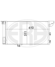 CONDENSATORE  Nuova Panda 1.1 8V-1.21.1 8V-1.2 8V-1.4V