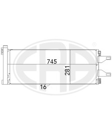 CONDENSATORE  CLIMATIZZATORE             DUCATO-CITR.JUMPER-PEUG.BOXER