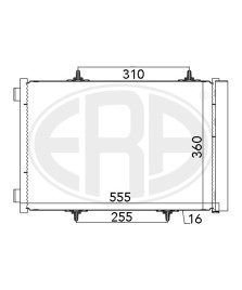 CONDENSATORE C2 1.6 HDI PEUT1007  207