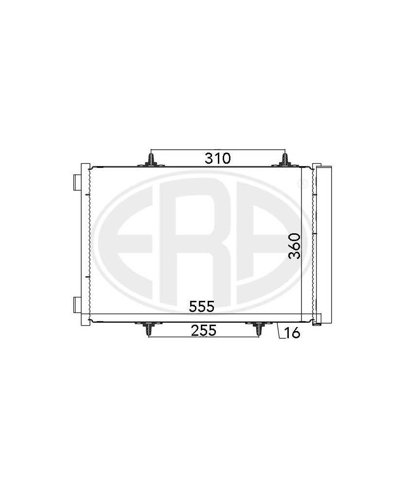 CONDENSATORE C2 1.6 HDI PEUT1007  207