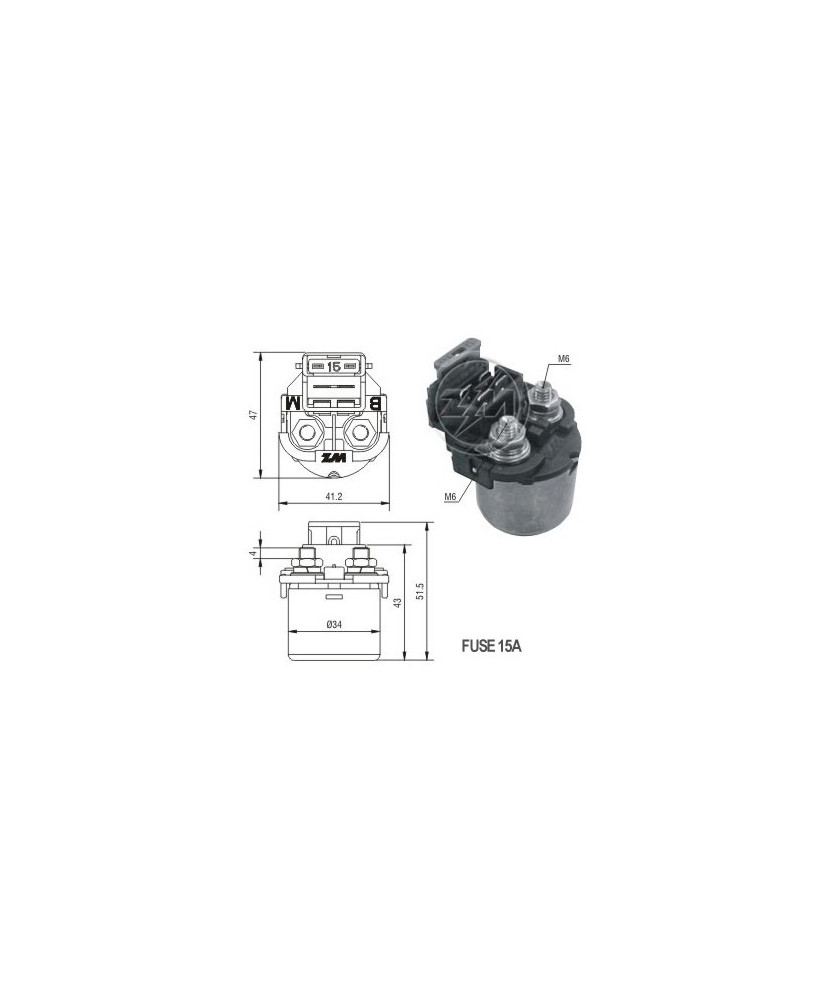 ELETTROMAGNETE  MOTORE DI AVVIAMENTO