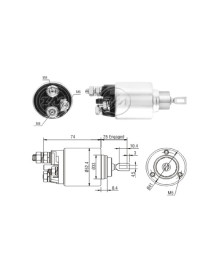 ELETTROMAGNETE MOTORE D AVVIAMENTO   BRAVO/A- MITO/GTV- MUSA