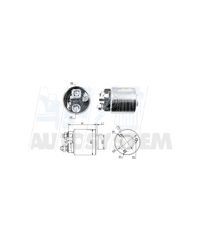 ELETTROMAGNETE  MOTORE DI AVVIAMENTO      TRAFIC/NE/CLIO/LAGUNA/RAPID