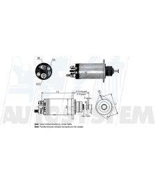 ELETTROMAGNETE  MOTORE DI AVVIAMENTO