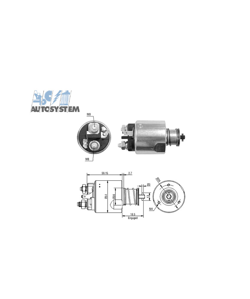 ELETTROMAGNETE  MOTORE DI AVVIAMENTO