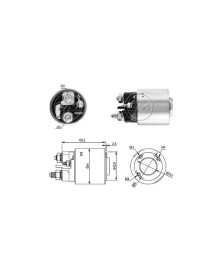 ELETTROMAGNETE MOTORE DI AVVIAMENTO       BERLINGO/C1/C2/C3-PG 206/307/40