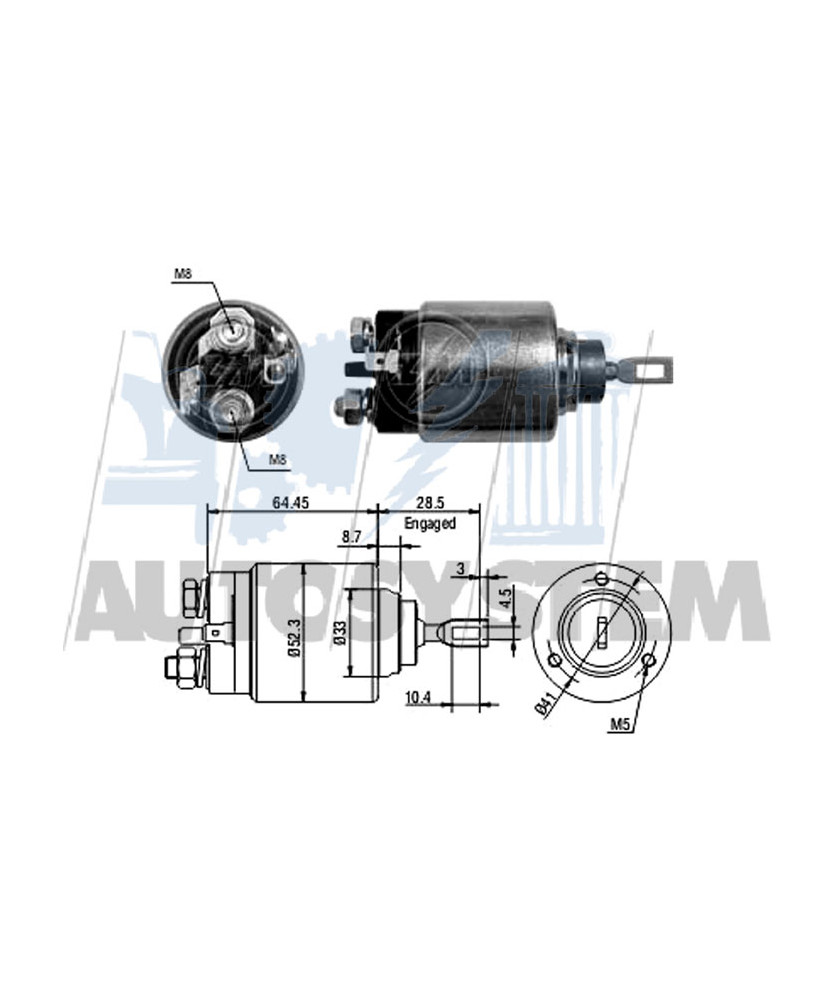 ELETTROMAGNETE  MOTORE DI AVVIAMENTO