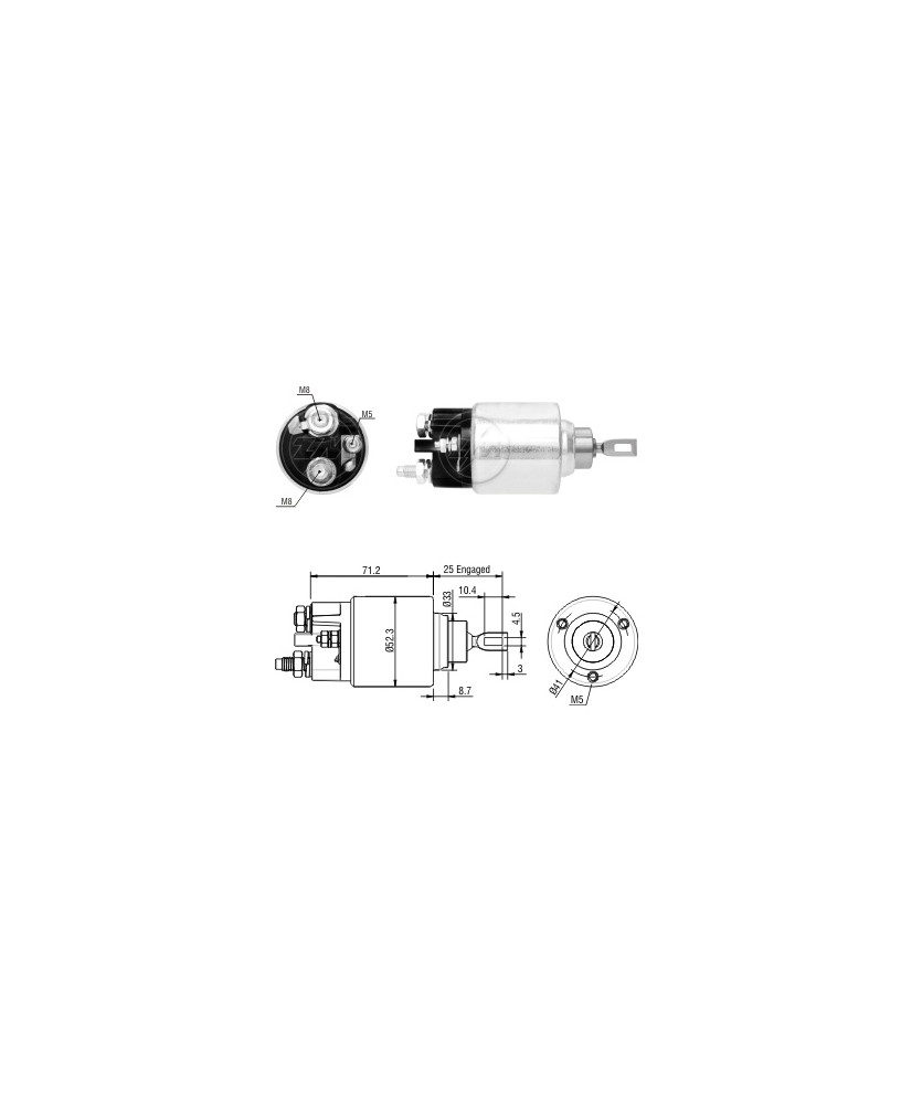 ELETTROMAGNETE  MOTORE DI AVVIAMENTO