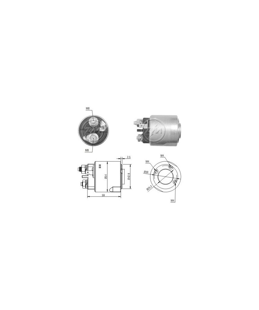 ELETTROMAGNETE MOTORINO D AVVIAMENTO      CLIO/LANGOO/TWINGO/MODUS/G.MODU