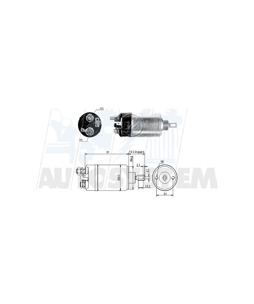 ELETTROMAGNETE  MOTORE DI AVVIAMENTO