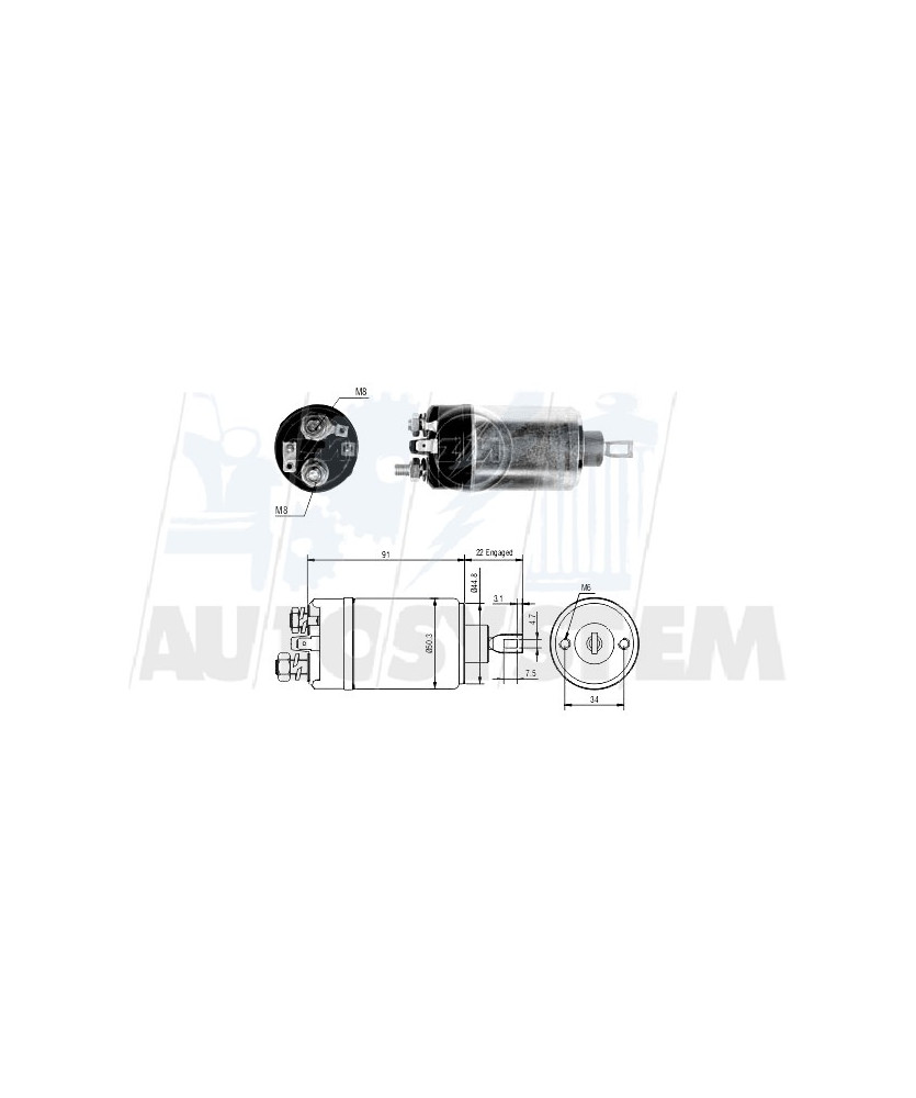 ELETTROMAGNETE  MOTORE DI AVVIAMENTO