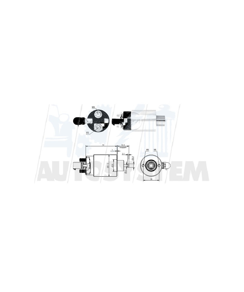 ELETTROMAGNETE  MOTORE DI AVVIAMENTO