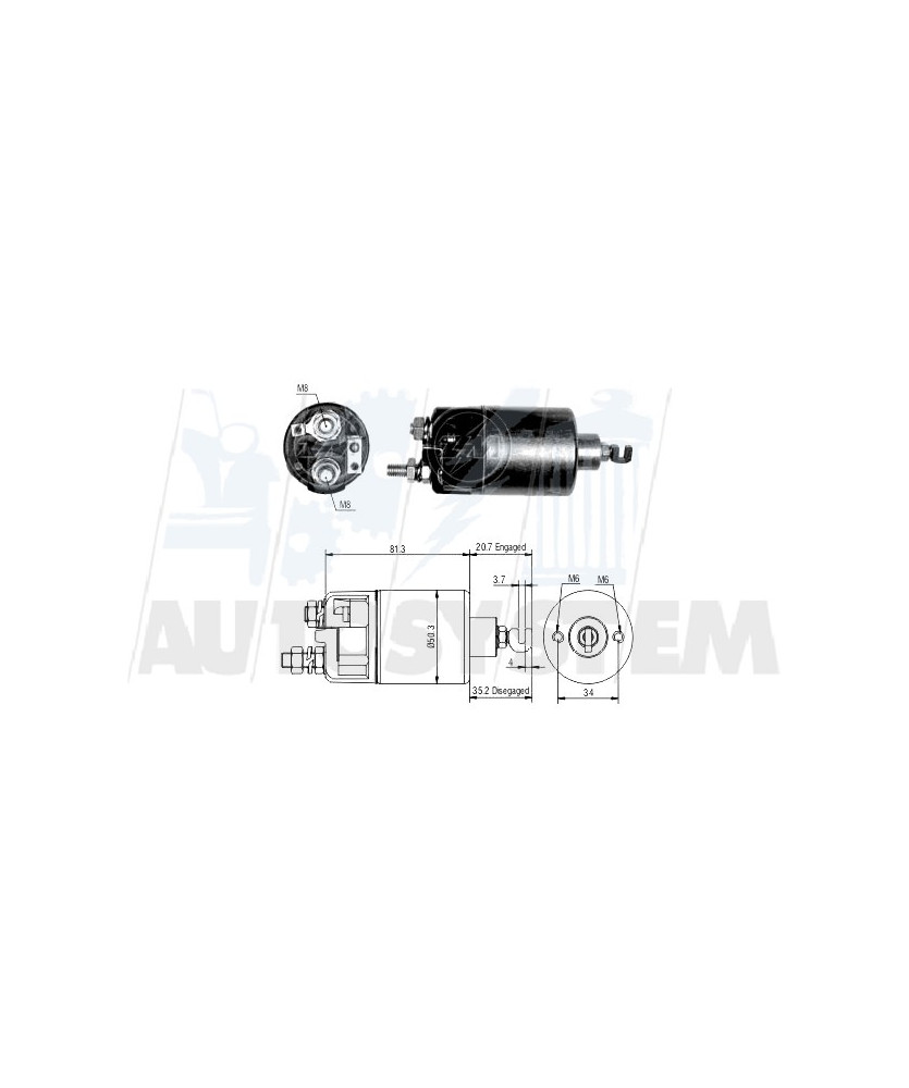 ELETTROMAGNETE  MOTORE DI AVVIAMENTO