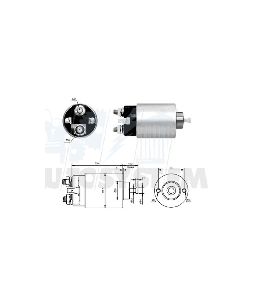 ELETTROMAGNETE  MOTORE DI AVVIAMENTO