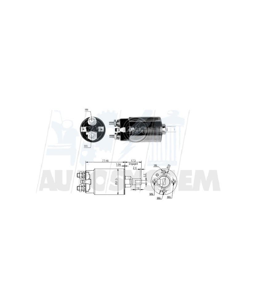 ELETTROMAGNETE  MOTORE DI AVVIAMENTO