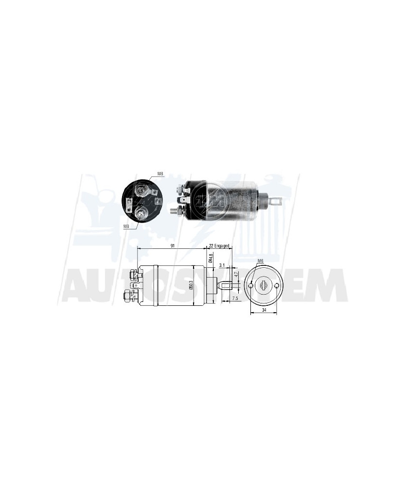 ELETTROMAGNETE  MOTORE DI AVVIAMENTO