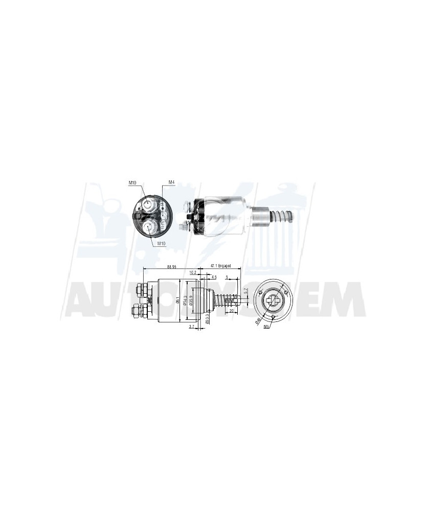 ELETTROMAGNETE  MOTORE DI AVVIAMENTO