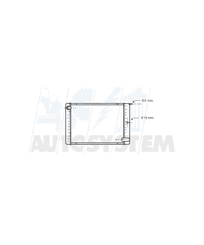 RADIATORE  740 DIESEL