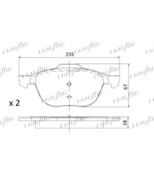 PAS. FRONT TEVES  FOCUS/ S40-V5