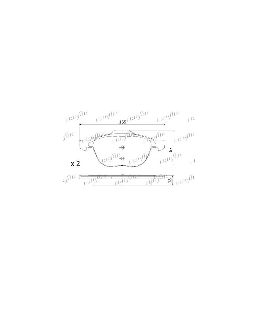 PAS. FRONT TEVES  FOCUS/ S40-V5