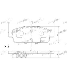 PAS. REAR  CRUZE/ ASTRA J