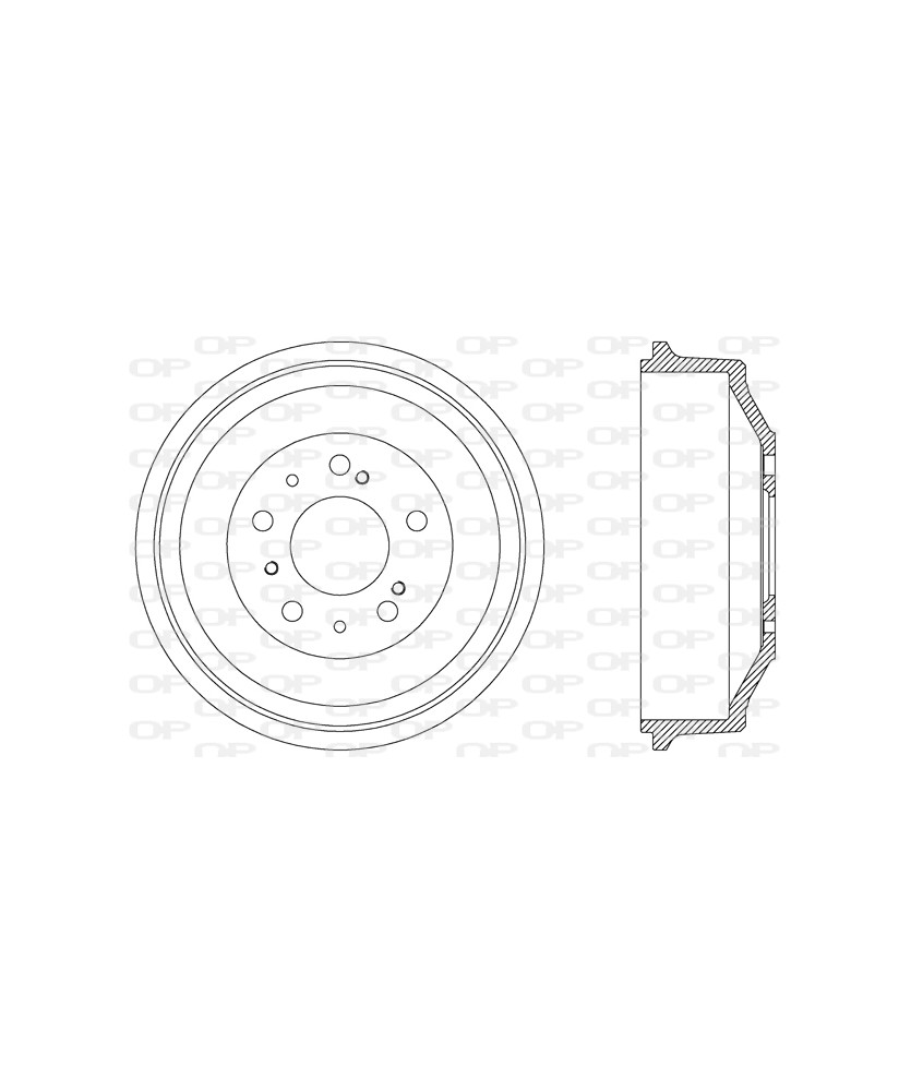 1PZ TAMBURO FRENO  AR6          DUCATO TT PSA JUMPER/BOXER