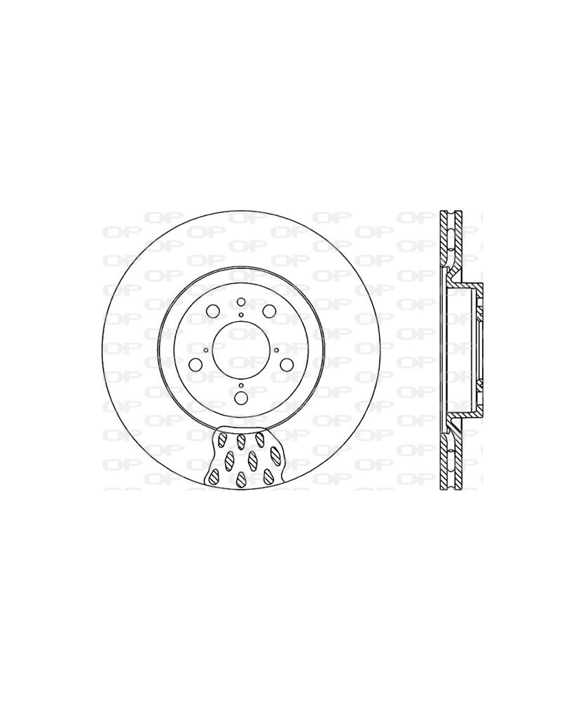 DISCO FRENO 156  THEMA        D.284      ANTERIORE VENTILATO