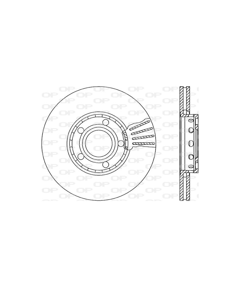 1PZ DISCO FRENO  A4/A6  EXEO      SUPERB  PASSAT