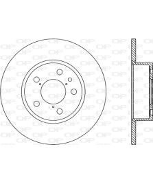 1PZ DISCO FRENO ALFA 147/156/164 POST.    DELTA 2.0HF THEMA