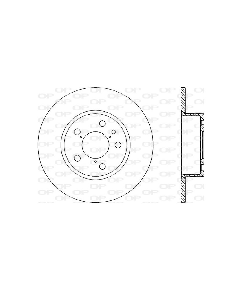 1PZ DISCO FRENO ALFA 147/156/164 POST.    DELTA 2.0HF THEMA