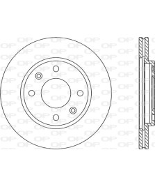 1PZ DISCO FRENO ANTERIORE PSA AX/SAXO    XSARA/ZX-106/205/206/306/309