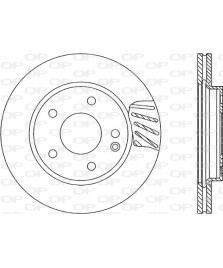 1PZ DISCO FRENO  CLASSE A(W168)  ANTERIORE VENTILATO