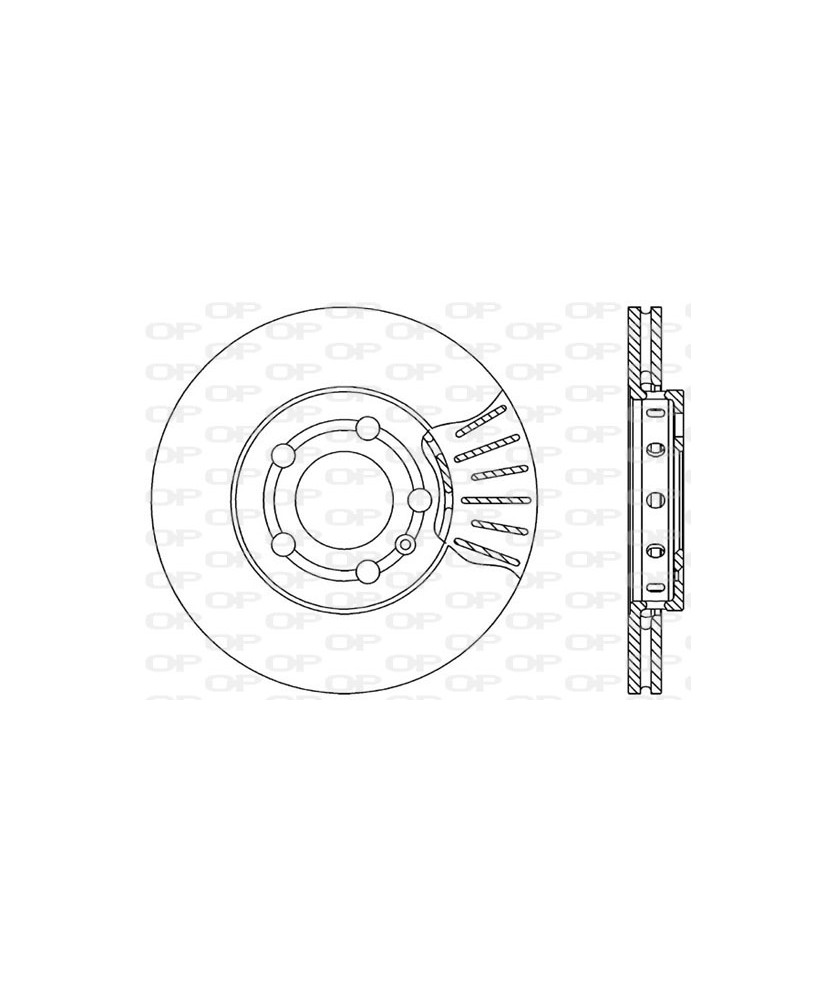 DISCHI FRENO GOLF IV D.256 VENTILATO    ANTERIORE VENTILATO