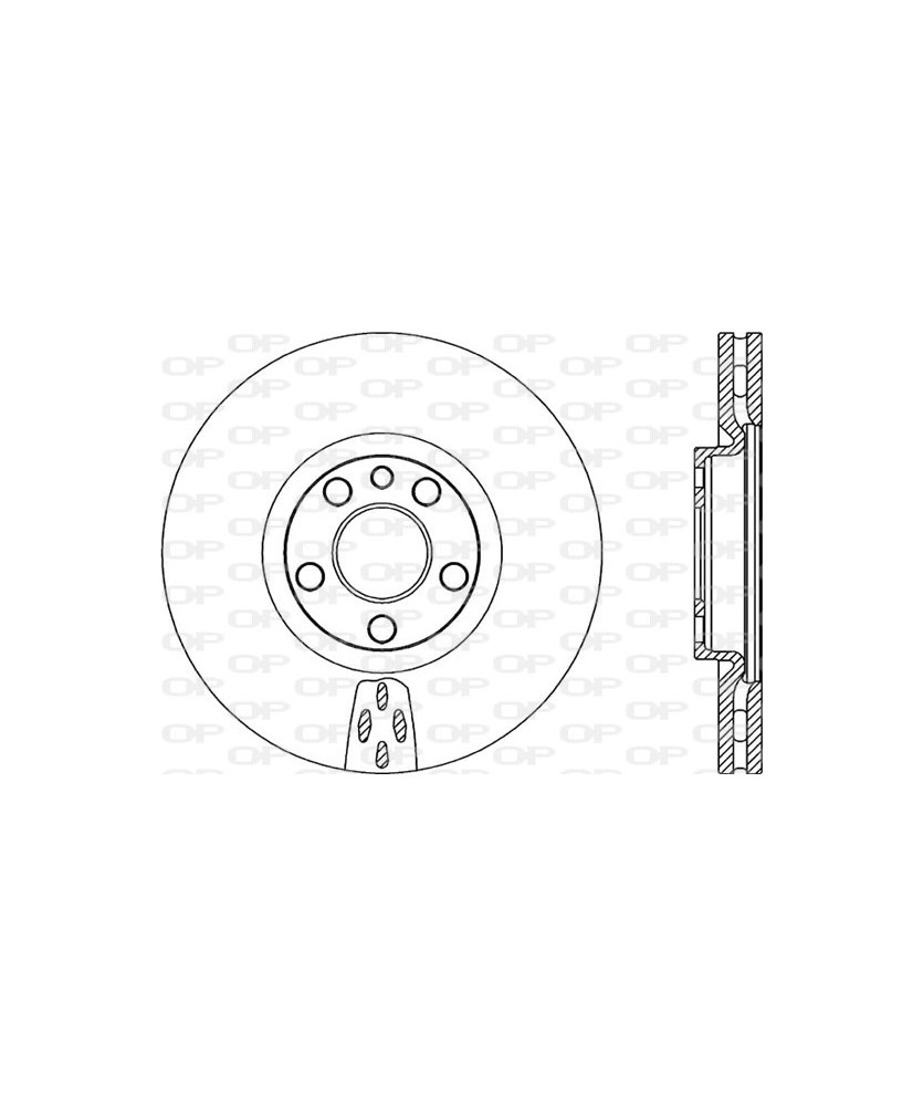 1PZ DISCO FRENO PSA C8/JUMPY/807/EXPERT   SCUDO/ULYSSE LANCHIA PHEA ANTER.