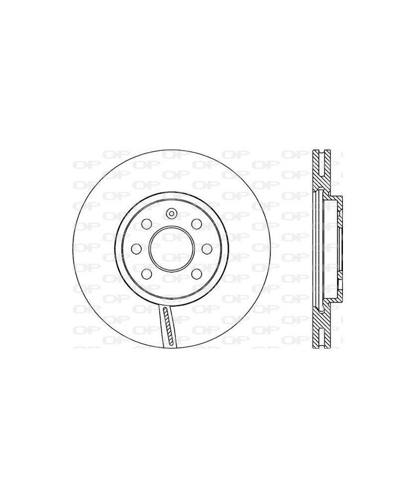 DISCO FRENO  ASTRA H - MERIVA D.280  AN