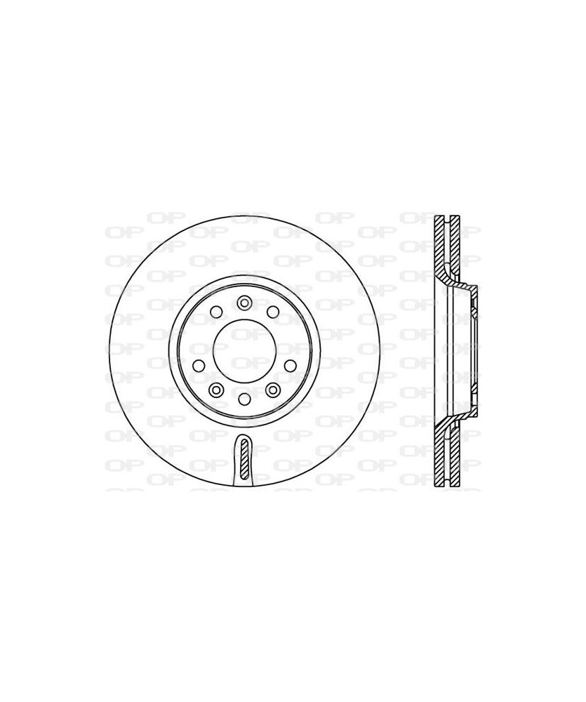 DISCO FRENO PSA BERLINGO/C4/C5/JUMPY/308 /407/3008/5008/508/EXPERT-FCA SCUDO 07-