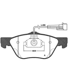 PASTIGLIE ANTERIORI  LYBRA-              GT-GTV-155-145-146-147