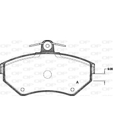 PASTIGLIA ANTERIORE GOLF III CADDY II    -Golf III - Jetta II - Passat