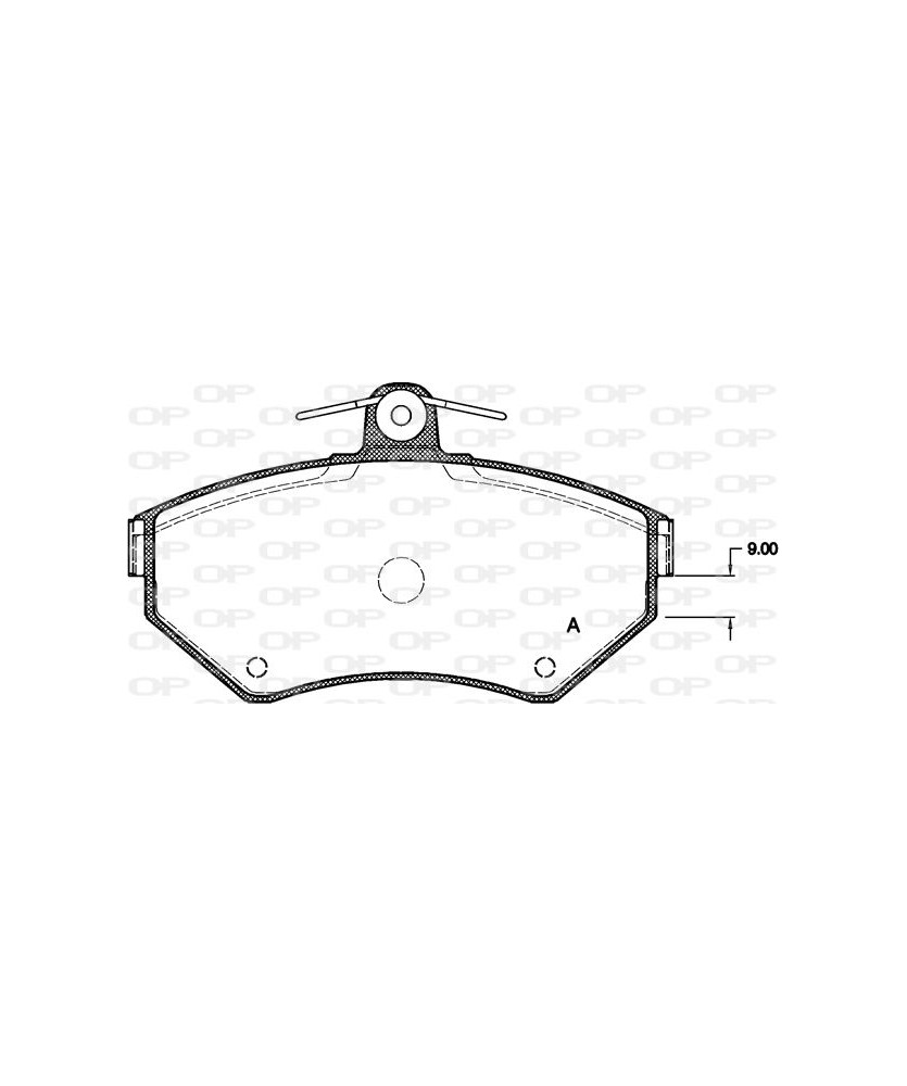 PASTIGLIA ANTERIORE GOLF III CADDY II    -Golf III - Jetta II - Passat