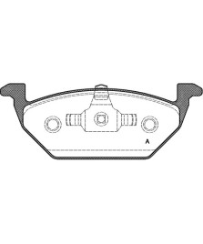 PASTIGLIA ANTERIORE  A3(8P1/8P7/8PA)  CADDY III-GOLFIV/V  IBIZAIV/ALTEA