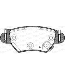 PASTIGLIA FRENO  ZAFIRA A/ASTRA G